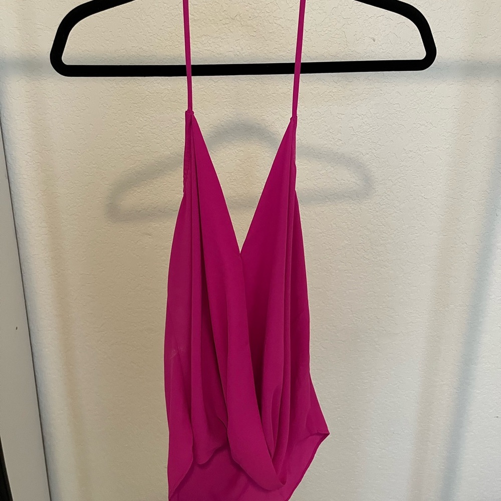Vibrant Pink Halter Top